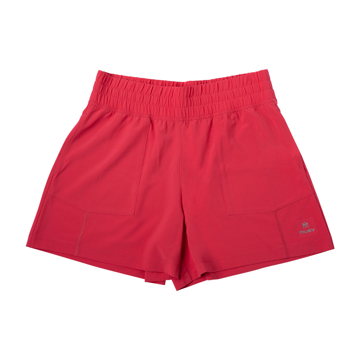 Pink Off Court Ease Short by MUEV designed for comfortable padel and pickleball apparel with front pockets